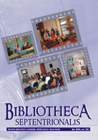 Coperta revistei Biblioteca Septentrionalis nr 25-2005