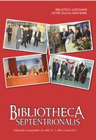 Coperta revistei Biblioteca Septentrionalis nr 48/2017